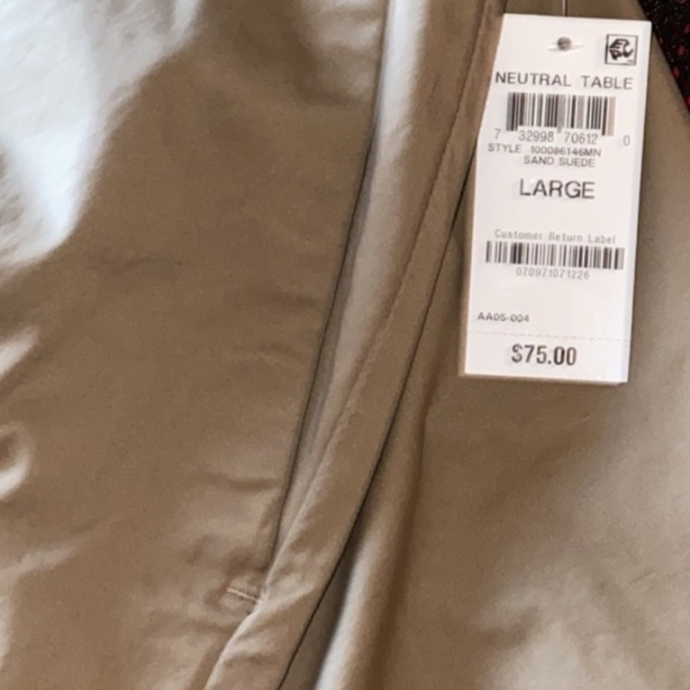 Alfani Casual Sand Suede Pants